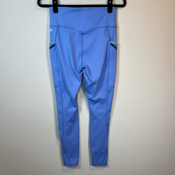 Fabletics Women's Trinity Motion 365 Leggings Blue Workout Pockets Stretch Small - Picture 7 of 12